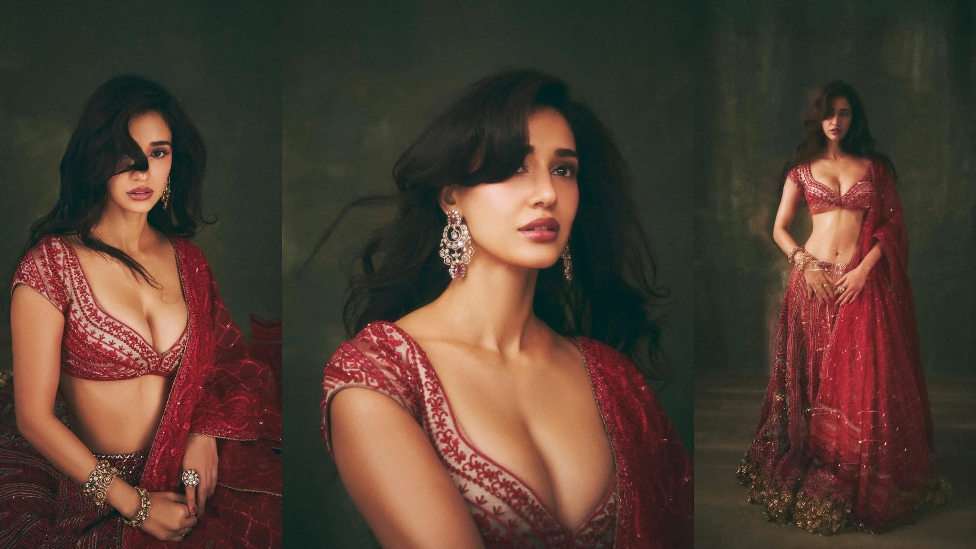 Disha Patani Is Breathtaking Hot in Lehenga Disha Patani Is Breathtaking Hot in Lehenga